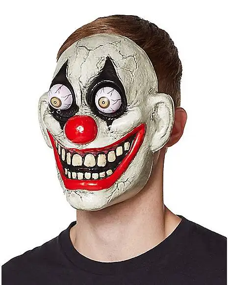 Spirit Halloween Googly Eye Clown Half Mask 2 Spirit Halloween Googly Eye Clown Half Mask - Image 2