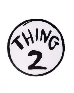 Spirit Halloween Adult Thing 1 And Thing 2 Romper Costume - Dr. Seuss -Girls Costumes Shop 01360056 c