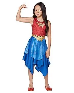 Spirit Halloween Kids Wonder Woman Costume Dress - DC Comics -Girls Costumes Shop 01363134 c