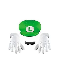 Spirit Halloween Kids Luigi Costume Kit - Nintendo -Girls Costumes Shop 01367879 b