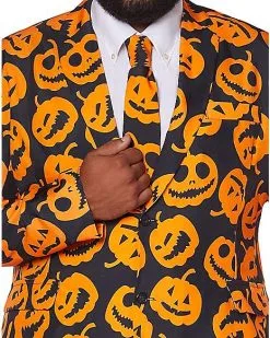Spirit Halloween Adult Jack-O-Lantern Plus Size Suit -Girls Costumes Shop 01381524 c