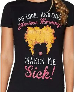 Spirit Halloween Glorious Morning T Shirt - Hocus Pocus -Girls Costumes Shop 01383710 c