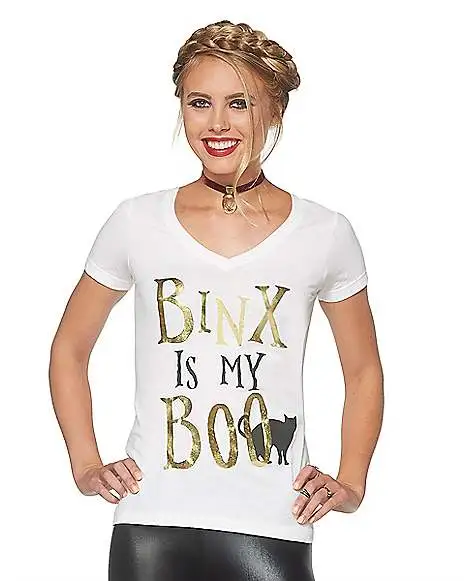 Spirit Halloween Binx Is My Boo T Shirt - Hocus Pocus 1 Spirit Halloween Binx Is My Boo T Shirt - Hocus Pocus