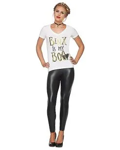 Spirit Halloween Binx Is My Boo T Shirt - Hocus Pocus 7 Spirit Halloween Binx Is My Boo T Shirt - Hocus Pocus -Girls Costumes Shop 01383769 d