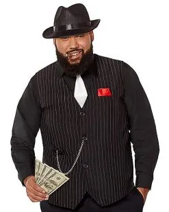 Spirit Halloween Gangster Vest -Girls Costumes Shop 01387521 f