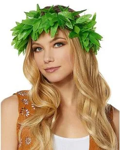 Spirit Halloween Hippie Leaf Headband