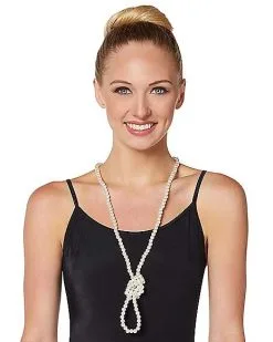 Spirit Halloween Faux Pearl Necklace -Girls Costumes Shop 01389675 d