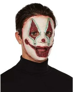 Spirit Halloween Killer Clown Half Mask -Girls Costumes Shop 01389972 c