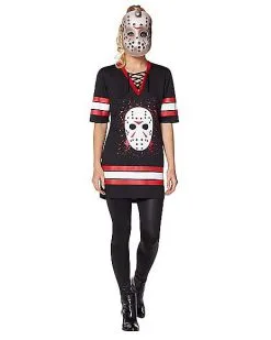 Spirit Halloween Adult Jason Voorhees Hockey Dress – Friday The 13th 7 Spirit Halloween Adult Jason Voorhees Hockey Dress – Friday The 13th -Girls Costumes Shop 01392695 d