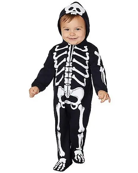 Spirit Halloween Toddler Skeleton Coveralls 1 Spirit Halloween Toddler Skeleton Coveralls