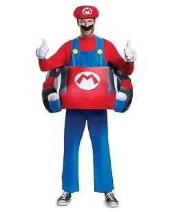 Spirit Halloween Adult Mario Kart Inflatable Costume - Mario Kart 6 Spirit Halloween Adult Mario Kart Inflatable Costume - Mario Kart -Girls Costumes Shop 01394063 c