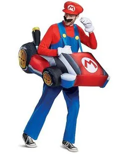 Spirit Halloween Adult Mario Kart Inflatable Costume - Mario Kart 7 Spirit Halloween Adult Mario Kart Inflatable Costume - Mario Kart -Girls Costumes Shop 01394063 d