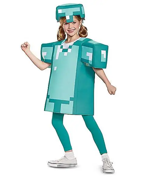 Spirit Halloween Kids Armor Shirt Set - Minecraft 6 Spirit Halloween Kids Armor Shirt Set - Minecraft - Image 6