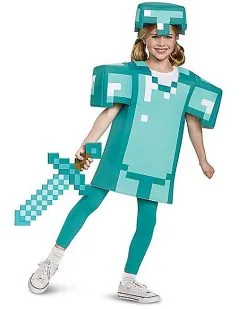 Spirit Halloween Kids Armor Shirt Set - Minecraft 15 Spirit Halloween Kids Armor Shirt Set - Minecraft -Girls Costumes Shop 01396662 h