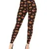 Spirit Halloween Pumpkin Leggings