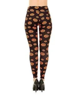Spirit Halloween Pumpkin Leggings -Girls Costumes Shop 01397504 c