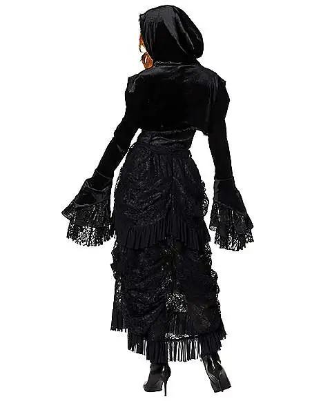 Spirit Halloween Hooded Capelet Jacket 2 Spirit Halloween Hooded Capelet Jacket - Image 2
