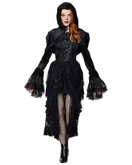 Spirit Halloween Hooded Capelet Jacket 3 Spirit Halloween Hooded Capelet Jacket - Image 3
