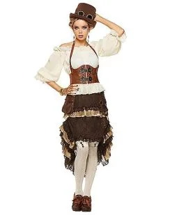 Spirit Halloween Steampunk Waist Cincher -Girls Costumes Shop 01400126 d
