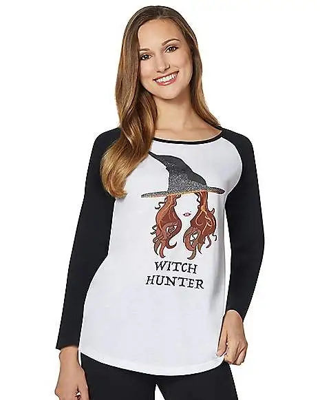 Spirit Halloween Dani Dennison Witch Hunter Long Sleeve T Shirt - Hocus Pocus 1 Spirit Halloween Dani Dennison Witch Hunter Long Sleeve T Shirt - Hocus Pocus