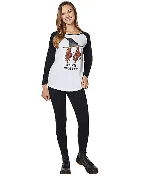 Spirit Halloween Dani Dennison Witch Hunter Long Sleeve T Shirt - Hocus Pocus 2 Spirit Halloween Dani Dennison Witch Hunter Long Sleeve T Shirt - Hocus Pocus - Image 2
