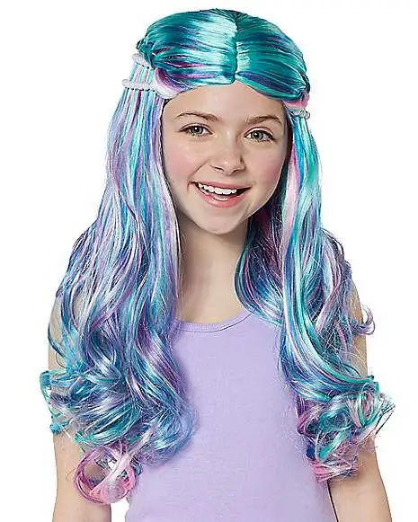 Spirit Halloween Kids Mermaid Wig 1 Spirit Halloween Kids Mermaid Wig