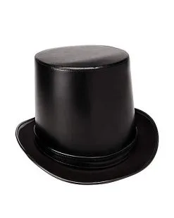 Spirit Halloween Vampire Faux Leather Top Hat