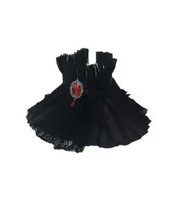 Spirit Halloween Pleated Vampire Neck Ruffle