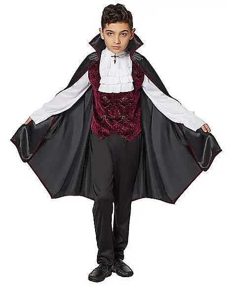 Spirit Halloween Kids Vampire Costume - Deluxe 1 Spirit Halloween Kids Vampire Costume - Deluxe