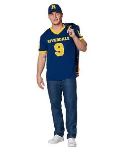 Spirit Halloween Riverdale Football Jersey - Archie Comics -Girls Costumes Shop 01407378 d