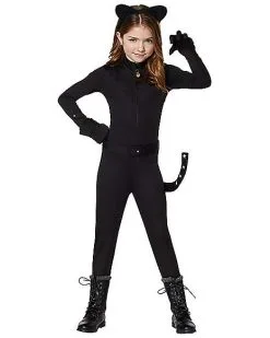 Spirit Halloween Kids Cat Noir Costume - Miraculous Ladybug -Girls Costumes Shop 01407485 d