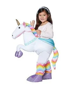 Spirit Halloween Toddler Unicorn Piggyback Costume -Girls Costumes Shop 01409283D a