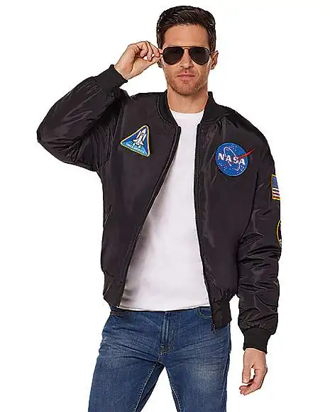 Spirit Halloween NASA Bomber Jacket 1 Spirit Halloween NASA Bomber Jacket