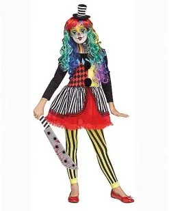 Spirit Halloween Kids Freakshow Clown Costume