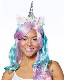 Spirit Halloween Unicorn Flower Headband