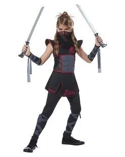 Spirit Halloween Kids Fearless Ninja Costume -Girls Costumes Shop 01414184 d