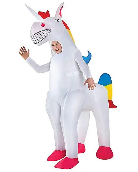Spirit Halloween Kids Inflatable Unicorn Costume 1 Spirit Halloween Kids Inflatable Unicorn Costume