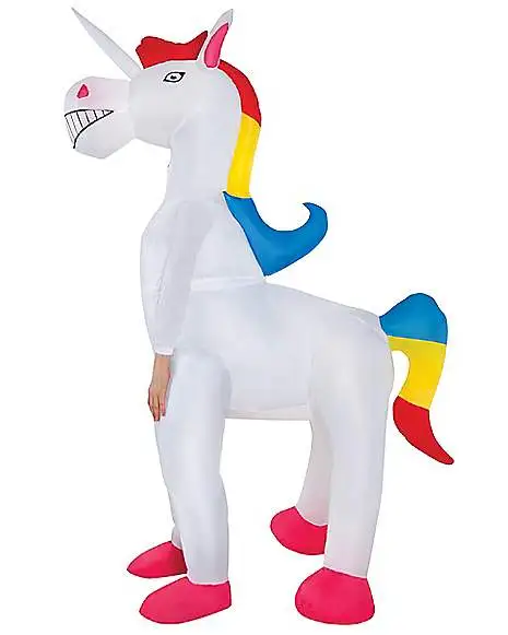 Spirit Halloween Kids Inflatable Unicorn Costume 2 Spirit Halloween Kids Inflatable Unicorn Costume - Image 2