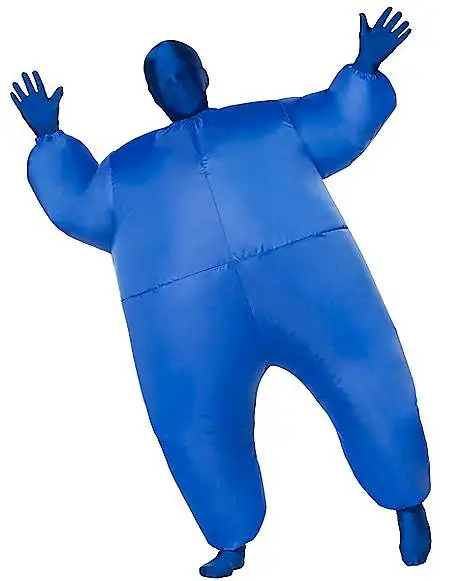 Spirit Halloween Kids Blue Light Up Inflatable Super Skin Suit Costume 1 Spirit Halloween Kids Blue Light Up Inflatable Super Skin Suit Costume