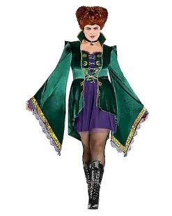 Spirit Halloween Adult Winifred Sanderson Dress - Hocus Pocus