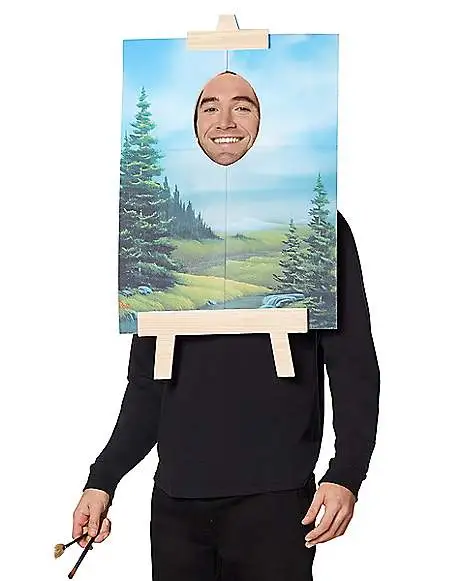 Spirit Halloween Adult Bob Ross Painting Costume - Firefly 3 Spirit Halloween Adult Bob Ross Painting Costume - Firefly - Image 3