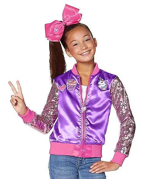 Spirit Halloween Kids JoJo Siwa Bomber Jacket 1 Spirit Halloween Kids JoJo Siwa Bomber Jacket