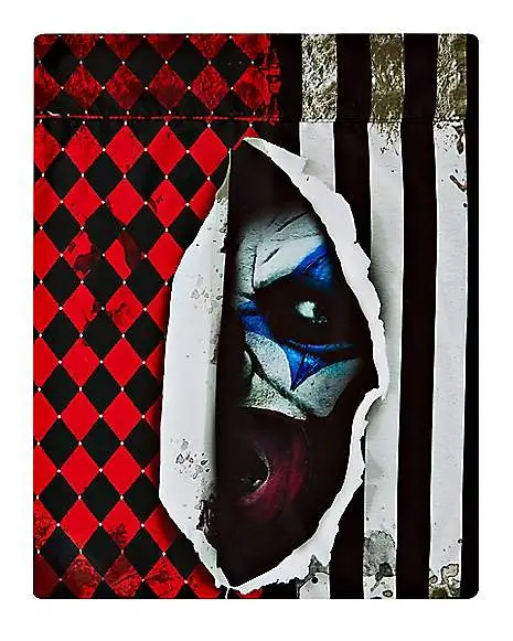 Spirit Halloween Scary Clown Pillow Case Treat Bag 1 Spirit Halloween Scary Clown Pillow Case Treat Bag