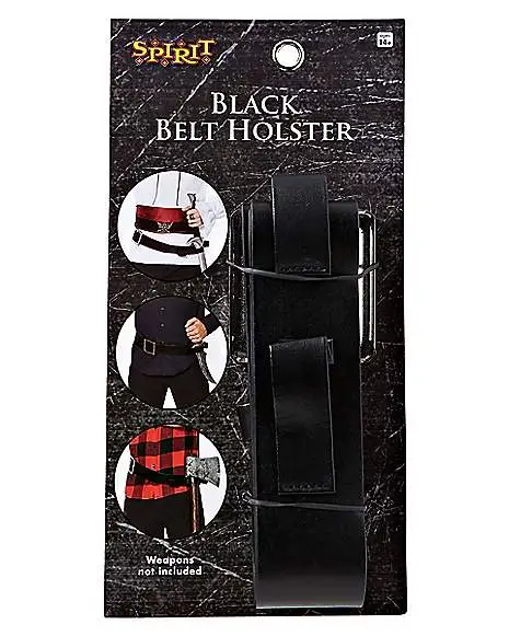 Spirit Halloween Black Belt Holster 4 Spirit Halloween Black Belt Holster - Image 4