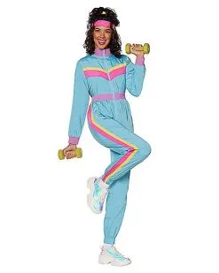 Spirit Halloween Adult '80s Workout Costume