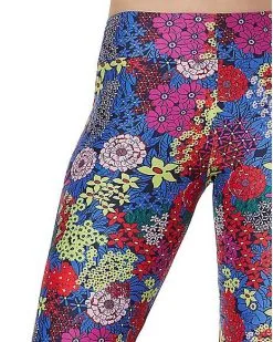 Spirit Halloween Adult Flower Bell Bottom Pants -Girls Costumes Shop 01425362 c