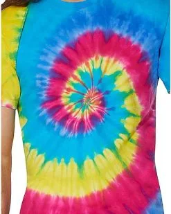 Spirit Halloween '60s Tie Dye T Shirt -Girls Costumes Shop 01426923 d