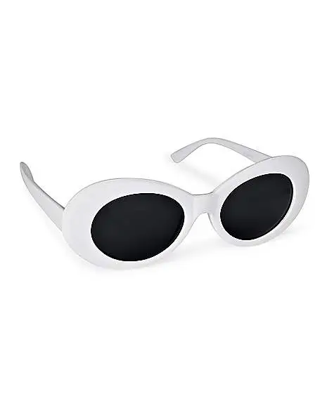 Spirit Halloween '60s White Sunglasses 1 Spirit Halloween '60s White Sunglasses
