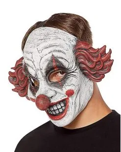 Spirit Halloween Happy Clown Half Mask -Girls Costumes Shop 01429166 c