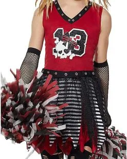 Spirit Halloween Kids Zombie Cheerleader Costume 5 Spirit Halloween Kids Zombie Cheerleader Costume -Girls Costumes Shop 01430651 c
